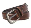 Classique Marque Ceintures M9608 Hommes Femmes Designer Ceinture De Mode Hommes Ruban Noir D'affaires En Cuir Véritable Grande Boucle D'or Femmes Casual Ceinture sans boîte