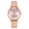 Relógios de pulso Mulheres relógios moda Moda Rose Gold Silver Luxury Secury Watch Dress Small Dial Dial Quartz Casual For Ladies 2021