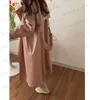 Women's Trench Coats Women's 2022 Style Spring Autumn Fashion Windbreaker Mid-length Korean Chic Temperament Loose Long Coat F260