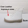 Meotina, botas de moto de tacón alto grueso con plataforma de cuero auténtico, botines para mujer, zapatos con cremallera, botas cortas atadas cruzadas, blanco para mujer 210520