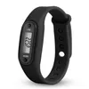 2020 Sport Smart Wrist Watch Bransoletka Wyświetlacz fitness Gauge Step Tracker Cyfrowy Krokomierz LCD Run Walking Calorie Counter 874 Z2