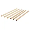 20cm / 7.9inch Natural Bamboo paille Réutilisable Boissons Boissons Boissons Boissons Pailles Eco-respectueuse de la maison Maison de mariage Barre de cuisine Outils JY0049