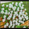 Buildings Patio, Lawn Garden Home Gardengarden Fence Willow Wooden Hedge With Artificial Flower Leaves Decoration Screening Expanding Trellis