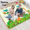 1 cm XPE Ambiente Amigável Bebê Bebê Rastejando Tapete Folding Play Para Crianças Segurança Mat Tapete Playmat 210402