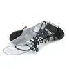 Sandales PVC sandales pour femmes style simple boucle transparente talons hauts transparents 220309