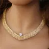 Ohrringe Halskette Exquisite Zirkon Ohrring Set Groß- Und Einzelhandel Mode Elegant Charming Kristall Schmuck Fabrik Direktverkauf
