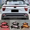 1 paar Led Reflector rijden lichten Remlichten achterbumper lamp Knipperlichten lamp Voor Hyundai Creta IX25 2020 2021