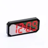 Other Clocks & Accessories Digital Alarm Clock With Brightness Dimmer USB Desk Mirror Surface LED Electric For Bedroom Living Room