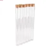 15 pieces 55ml 22*220mm Long Test Tubes with Cork Lids Glass Jars Vials Small bottles for DIY Craft Accessorygoods