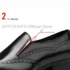 2022 New Men Genuine Leather Dress Shoes High Quality Banquet Party Wedding Loafers Black Brown Male Footwear Brogue Oxford Shoe