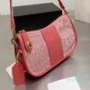 Tasarımcı-Kadın Moda Çantası Swinger Çanta Pochette Harfler Nakış Baskı Crossbody Omuz Çantası Messanger Çanta