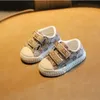 Chaussures à carreaux pour bébés garçons, premiers pas, semelle souple, baskets en toile, chaussures de berceau pour nouveau-nés à 36 mois