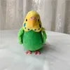 14 cm Budgie peluche jouets doux vraie vie perruche peluches jouet réaliste oiseaux jouets en peluche cadeaux pour enfants enfants H0824