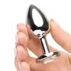 Sexe Anal Jouets Érotique Petit Métal Plug Gode Butt En Acier Inoxydable Gay Perles Adulte pour Hommes Femme Produits 1216