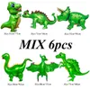 1Set Dinosaur Foil Balloons Garland Arch Kit Latex Balloon Chain Forest Animals Birthday Party Decorations Kids Toys Baby Shower G289q