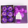 Künstliche gefälschte Blumen-Geschenkbox, Rose duftende Badeseifenblumen-Set, Valentinstag, Erntedankfest, Muttertagsgeschenk, Hochzeit, Party-Dekoration CCA10988