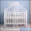 Nursery Baby, Kids MaternityElegant Ronde Dome Wieg Kant Vloer Type Mosquito Netto Bed Luifel Beddengoed Netting Infant Baby Tent Drop Levering