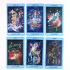 Tarot Cartões 78 Plataforma Full Color Deck Oracles Game Board Toy Popular para iniciantes Set Divinate Requintado SaleyV5P