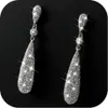 12Pair Teardrop Rhinestone Заполненные серьги для женщин Хэллоуин Эстетические украшения Аксессуары