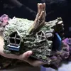 Aquarium Decorations Fish Tank Ornamenten - Hars Materiaal Gedronken Schip Decor Dropshipping