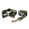 Army Green Dog Collar Leash Rose Gold Metal Buckle Pet Collars Teddy Pug Small Medium Pets Products