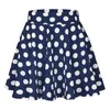 Rokken 7 Kleur Zomer Vrouwen Mini Skater Rok Runway Vintage Rode Womens 2022 Sexy 50S 60S Katoen polka Dot Patroon