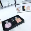 High end Brand Makeup Set Collection Matte Lipstick 15ml Perfume 3 in 1 Cosmetic Kit with Gift Box for Women7390320