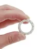 Mens Hip Hop Irou Fora Pedras Anel Anel Jóias Moda 18K Gold Banhado Simulação Diamante Anéis