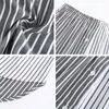 Spódnice mody warstwowa Współczynnik Sheer Stripe Printing Extender Pół poślizgu spódnicę plus rozmiar Ubrania Accessor#P30