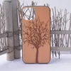 2021 Holz-Handyhüllen aus Holz für iPhone 13 12 Pro Max, individuell lasergravierte Kirschhülle