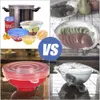 Siliconen Cover Stretch Deksels Herbruikbare Airtight Food Wrap Covers Houden Verse Seal Bowl Stretchy Kitchen Cookware