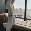 Women's Two Piece Pants 2 Set Women Casual Outwear Korean Tracksuits Office Lady 2021 Winter Knitted Suits Loose + Sweater Sets Pure Color