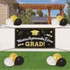 Graduation Season Banner Decorate Banners Party Hang Flag Graduations Photo Background Cloth Outdoor decorative HHC7554