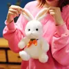 Plush Dolls Christmas Party Little White Rabbit Doll Cute Radish Rabbits Soft Stuffed Animals Soothing Gift In Stock CDC02w