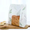 Kraft Bread Paper Bag With Window Avoid Oil Love Toast Baking Paper Bag Takeaway Food Hand Made Package Bags RRF11906