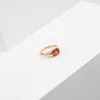 Klusterringar rostfritt stål zirkon minimalistisk designerring present till bröllop för kvinnor Gotisk guld Joyeria De Acero Inoxidable Jewellery