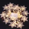 3.5M Christmas Light Led Snowflake Curtain Icicle Fairy String Lights Outdoor Garland For Home Party Garden New Year Decoration