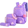 Mochilas Meninas Moda Crianças Hight Qualidade À Prova D 'Água Sacos de Escola para crianças 3 pcs Set Impressão Escola Mochila Infantil