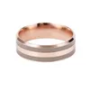 Marka Designer 316L Titanium Steel Pierścień Miłość Emalia Wypełniona Band Wedding Band Jewelry Dla Lovers Para Prezent Ślubny US Rozmiar (4-11)