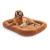 Cuccia per cani di grossa taglia Tappetini per divani per animali Super Soft Sherpa Crate Cuscino Cane e in pile Lavabile in lavatrice 210924