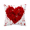 Household Decoration Valentine Day Pillows Cases Love balloon Pillow Case Breathable Square sofa Cushion Cover 16 styles T9I001686
