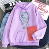 Serin Ejderha Artı Boyutu Baskı Kazak Boy Tops Hoodies Kadın Kazaklar Casual Hoody Harajuku Kore Tarzı Giysileri 210809