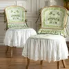 housse de chaise verte