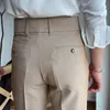 Abiti da uomo Blazer da uomo Pantaloni autunnali 2022 Drappeggio dritto a vita alta Pantaloni eleganti da lavoro casual Ufficio Social Wedding Street