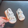 Jongensschoenen Kindersandaal Babysandalen Schoenen Gekruiste casual sneaker Antislip Zacht leer voor jongens Peuter Zomerschoenen