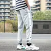 Pantalon Sports Hommes Summer Casual Casuré Casuré Bouton Basketball Basketball Long-Ross