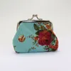 Diğer ev sundaları depolama çantaları moda vintage çiçek para çantası tuval tuval anahtar tutucu cüzdan hasp küçük hediyeler çanta debriyajı el kabağı2774470