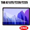 Protetor de tela de vidro temperado de comprimido para Samsung Galaxy Tab A7 Lite T220 T225 8.7 polegadas Película protetora no saco OPP Nenhum pacote de varejo
