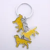 Chaînes de voiture bouledogue français, anneau mignon en métal, pendentif chien de compagnie, breloque de sac, hommes femmes, porte-clés, cadeaux