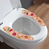 Newtoilet Seat Cushion Stickers PVC Wasbare Badkamer Adhesive Aniaml Gedrukt Herbruikbaar Kussenhoes Paster Huishoudelijke benodigdheden RRB11625